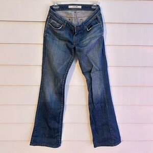 Joe's Jeans Low Rise Flare Leg Denim